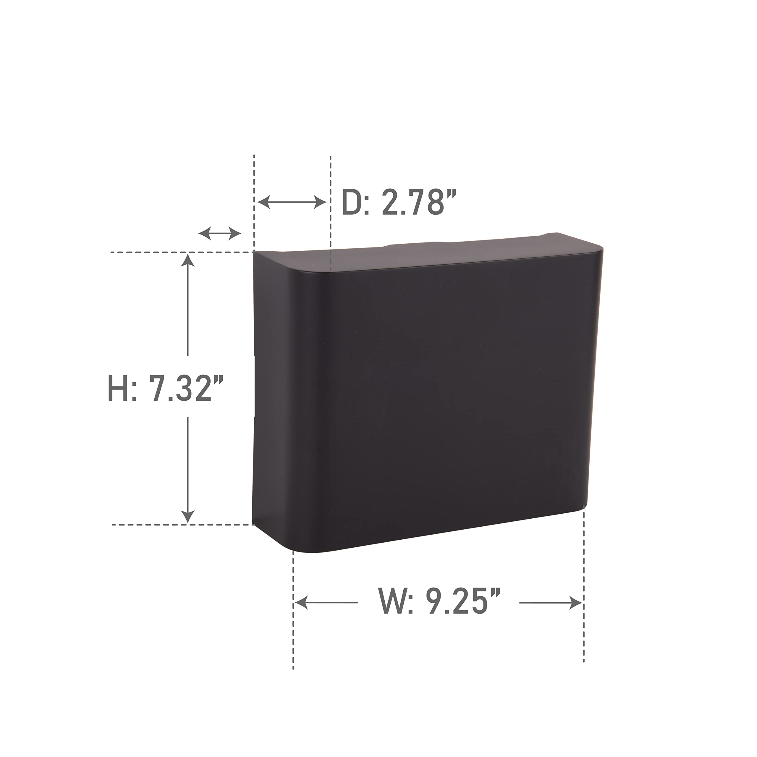 Craftmade Cl4000 Fb Builder Door Chime With Loud Mechanism, 9''H X 7''W X 3''D, Flat Black